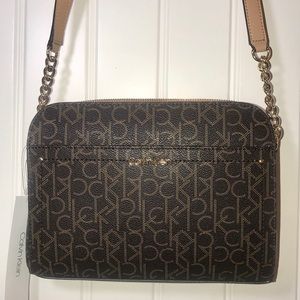 Calvin Klein Monogram Logo Crossbody Bag